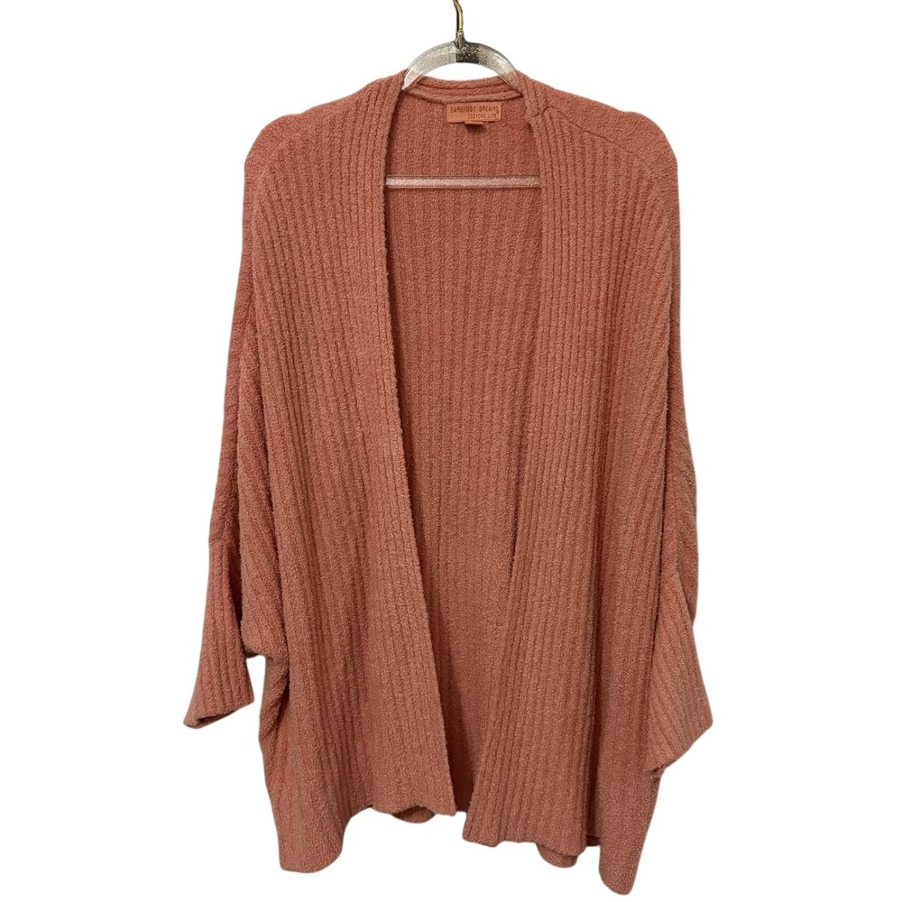 Barefoot Dreams Cozy Chic Light Cardigan L XL Drop Sleeve Loose Fit Comfort